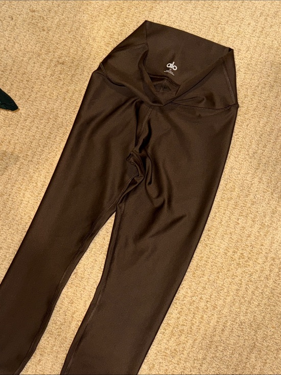 ALO Yoga Pants - ALO Yoga dark brown High-Rise Leggings